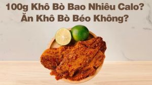 Khô bò có bao nhiêu calo