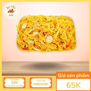 Khô Gà Bơ Tỏi Sả Ớt Gói 200g Tiện Lợi – KG03