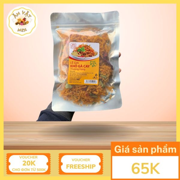 Khô Gà Lá Chanh Cay Gói 200g Tiện Lợi – KG01