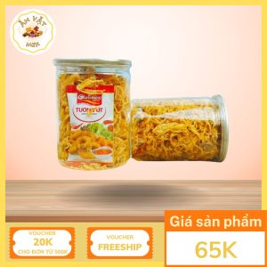 Khô Gà Bơ Tỏi Lá Chanh Gói 200g Tiện Lợi – KG05