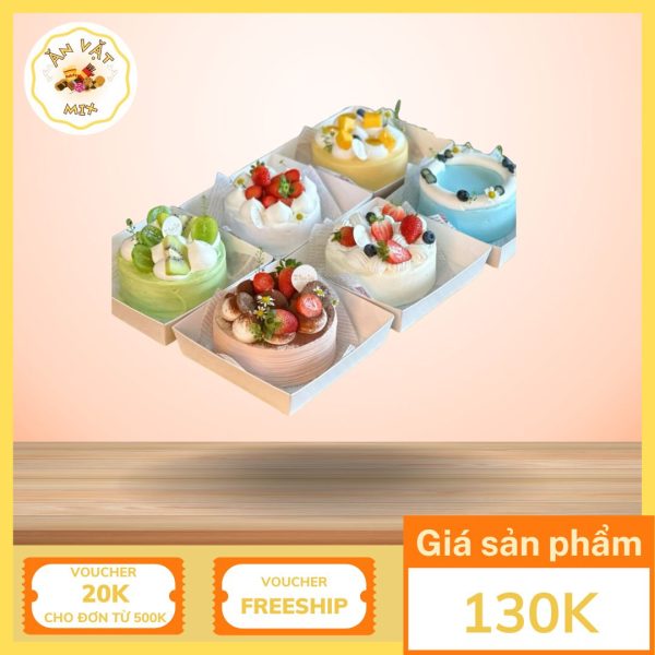 Bánh Su Kem Nhân Hoa Quả – Ngọt Mát, Tươi Mới Từng Miếng