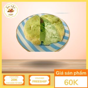 Bánh Su Kem Matcha – Vị Trà Xanh Thanh Mát, Tan Ngay Đầu Lưỡi