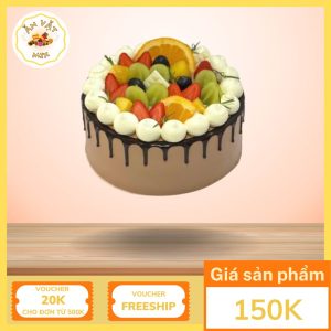 Bánh Sinh Nhật Su Kem Trái Cây – Dịu Dàng Và Thanh Mát