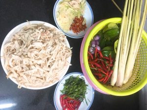 làm khô gà