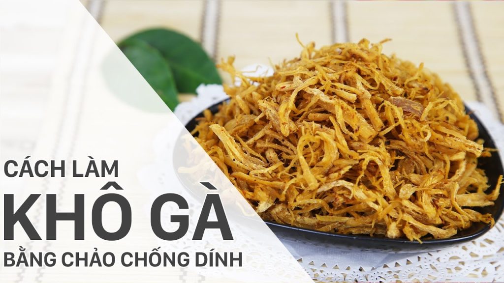 cách làm khô gà